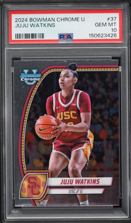 2024 Bowman Chrome University JuJu Watkins #37 PSA 10 GEM MINT