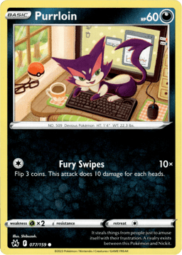 2023 Purrloin #77 Crown Zenith