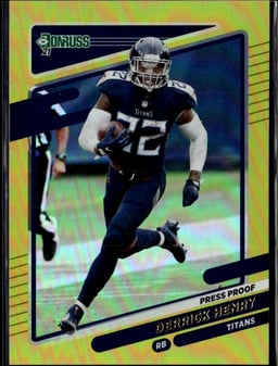 2021 Derrick Henry #14 Donruss Press Proof