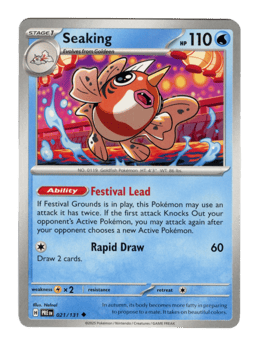 2025 Seaking #21 Prismatic Evolutions