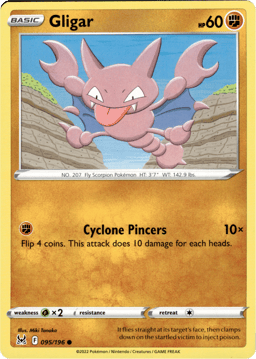 2022 Gligar #95 Lost Origin