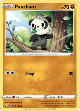 2023 Pancham #72 Crown Zenith