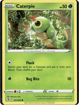 2021 Caterpie #1 Fusion Strike