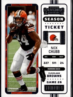 2022 Nick Chubb #24 Contenders