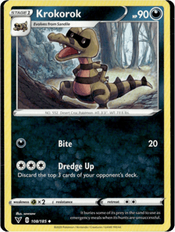2020 Krokorok #108 Vivid Voltage