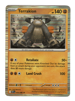 2025 Terrakion #54 White Flare