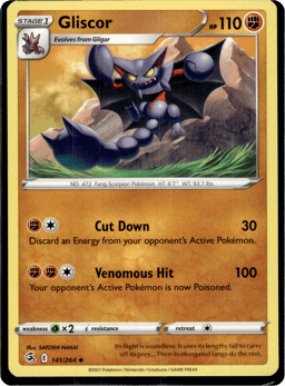 2021 Gliscor #141 Fusion Strike