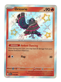 2024 Oricorio #113 Paldean Fates