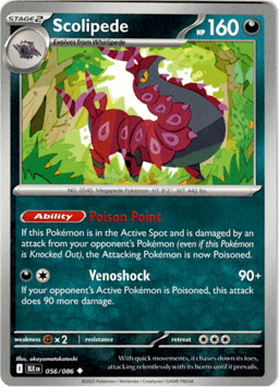 2025 Scolipede #56 Black Bolt