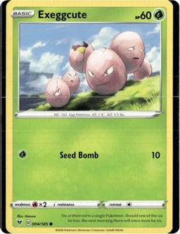 2020 Exeggcute #4 Vivid Voltage