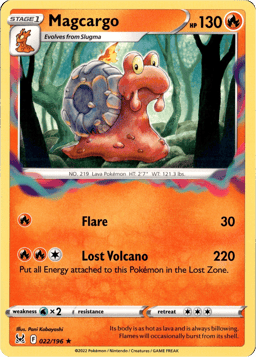 2022 Magcargo #22 Lost Origin
