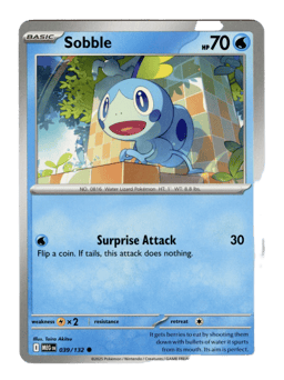 2025 Sobble #39 Mega Evolution