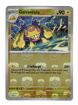 2025 Galvantula  (Master Ball) #034 White Flare