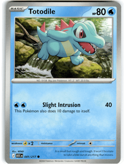 2026 Totodile #41 Ascended Heroes