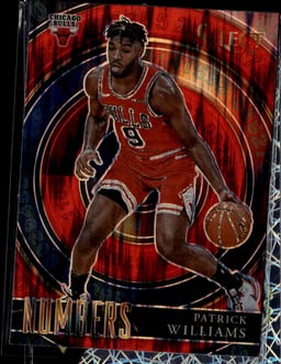 2021 Patrick Williams #58 Prizm Numbers