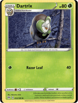 2020 Dartrix #12 Darkness Ablaze
