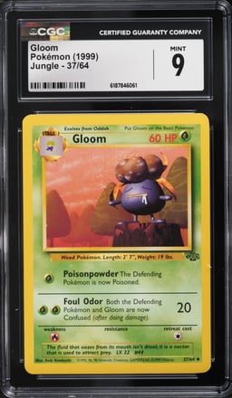 1999 Pokemon Jungle Gloom #37 CGC 9 MINT
