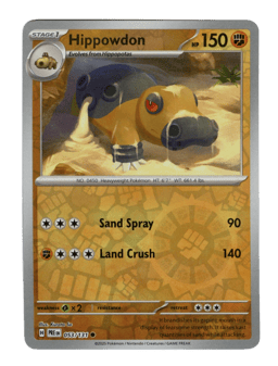 2025 Hippowdon #53 Prismatic Evolutions