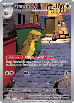 2025 Gumshoos #153 Mega Evolution