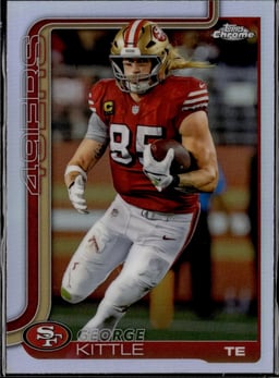 2025 George Kittle #267 Topps Chrome