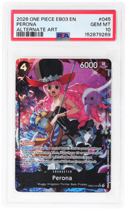 2026 One Piece Heroines Edition Perona #EB03-045 PSA 10