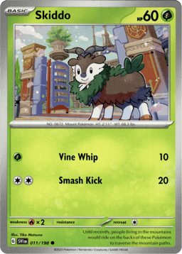 2023 Skiddo #11 Scarlet & Violet