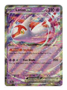2024 Latias ex #76 Surging Sparks