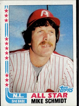 1982 Mike Schmidt #339 Baseball