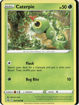 2021 Caterpie #1 Fusion Strike