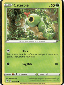 2021 Caterpie #1 Fusion Strike
