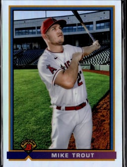 2021 Mike Trout #91B-MT Bowman