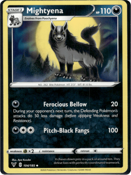 2020 Mightyena #104 Vivid Voltage
