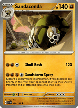 2023 Sandaconda #120 Scarlet & Violet