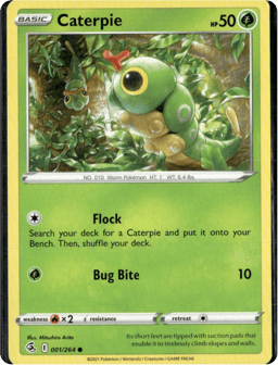 2021 Caterpie #1 Fusion Strike