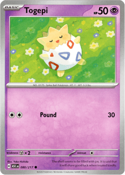 2026 Togepi #80 Ascended Heroes