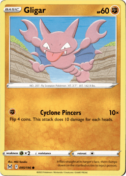 2022 Gligar #95 Lost Origin