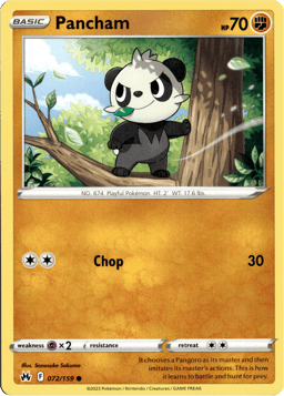2023 Pancham #72 Crown Zenith