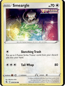 2021 Smeargle #209 Fusion Strike