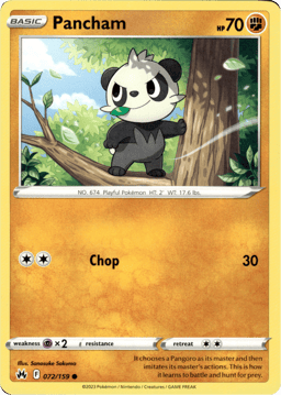 2023 Pancham #72 Crown Zenith