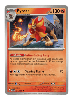 2025 Pyroar #24 Mega Evolution