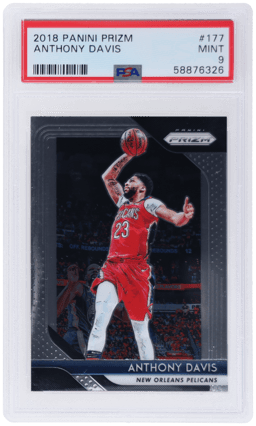 2018 Panini Prizm Anthony Davis #177 PSA 9