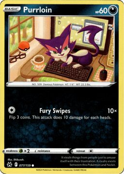 2023 Purrloin #77 Crown Zenith