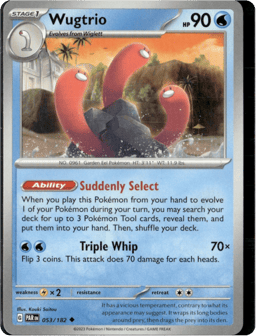 2023 Wugtrio #53 Paradox Rift