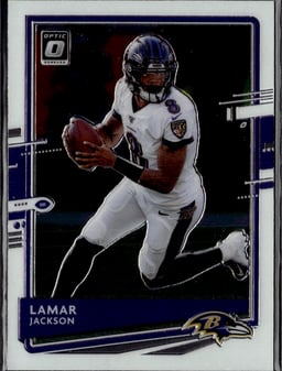 2020 Lamar Jackson #11 Donruss Optic