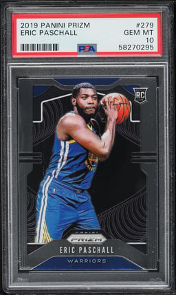 2019 Panini Prizm Eric Paschall ROOKIE #279 PSA 10 GEM MINT