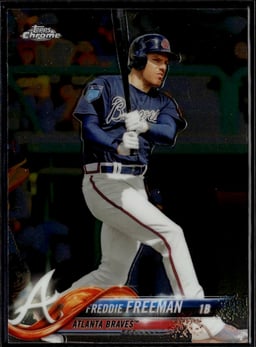 2018 Freddie Freeman #23 Topps Chrome