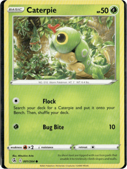 2021 Caterpie #1 Fusion Strike