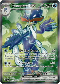 2023 Quaquaval ex #235 Paldea Evolved