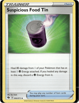 2020 Suspicious Food Tin #66 Champion's Path
