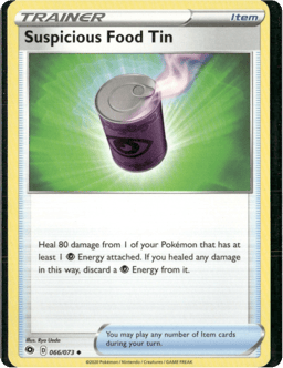 2020 Suspicious Food Tin #66 Champion's Path